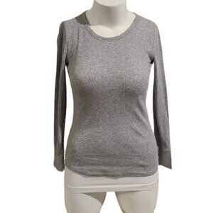 [Gap] Silver Long Sleeve Thermal Top - Size M